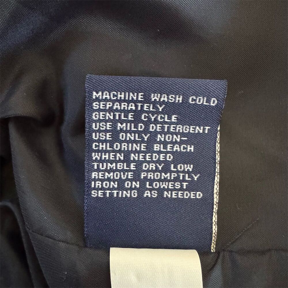 Mackintosh New England Blue Hooded Rain Coat Jacket Size Medium - Picture 15 of 15